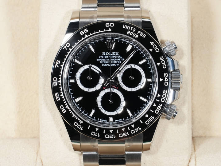ロレックス デイトナ Ref.126500LN ステンレススチール ブラック文字盤