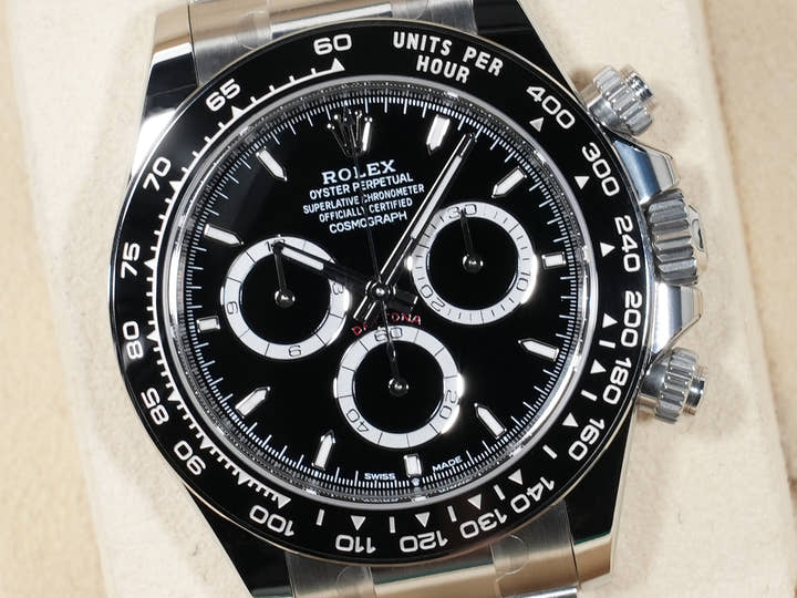 ロレックス デイトナ Ref.126500LN ステンレススチール ブラック文字盤
