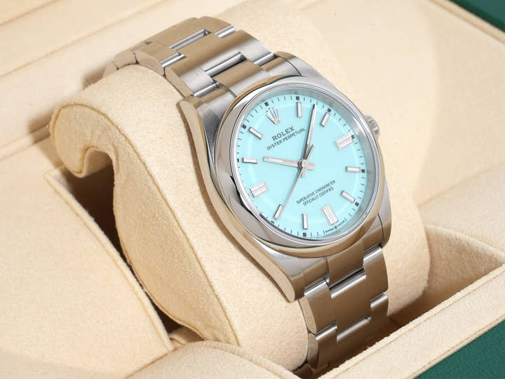 ロレックス オイスターパーペチュアル36 Ref.126000 ステンレススチール ターコイズ文字盤