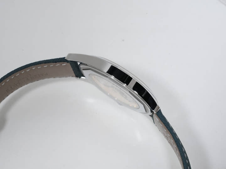 Patek Philippe Calatrava Ref. 6007A-001 Stainless Steel Gray Blue Dial