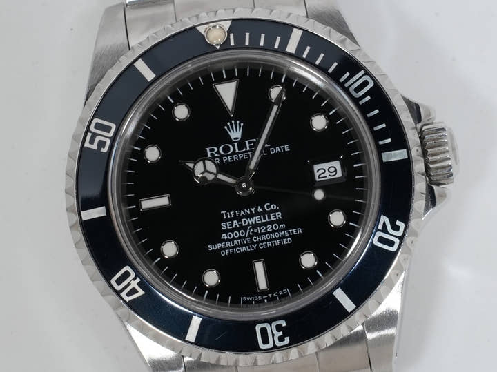 ロレックス シードゥエラー Ref.16600 ステンレススチール ブラック文字盤