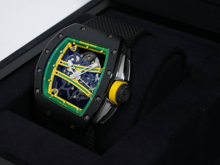 リシャールミル ヨハン ブレイク Ref.RM61-01 TZP Black Ceramic×Carbon TPT® スケルトン文字盤 美品 jinn6rjc