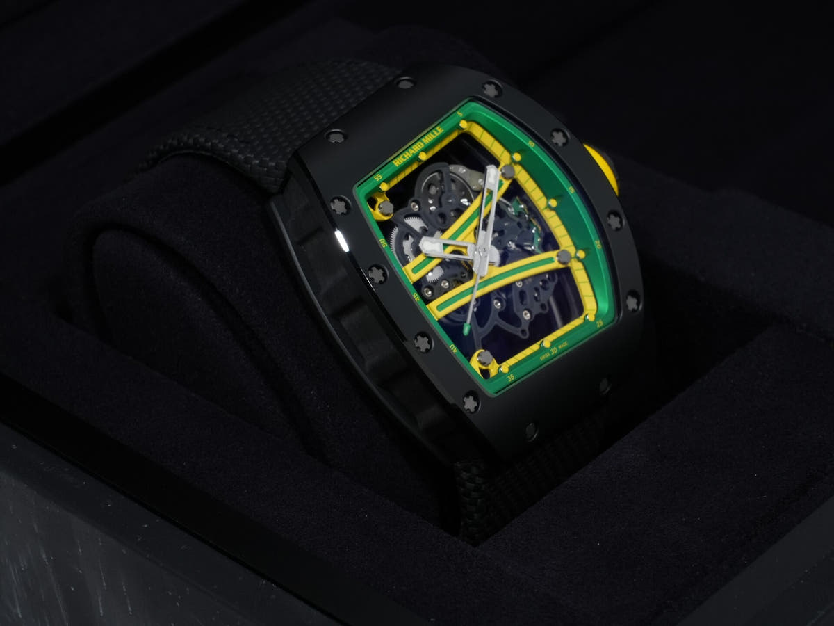 リシャールミル ヨハン ブレイク Ref.RM61-01 TZP Black Ceramic×Carbon TPT® スケルトン文字盤 美品 jinn6rjc