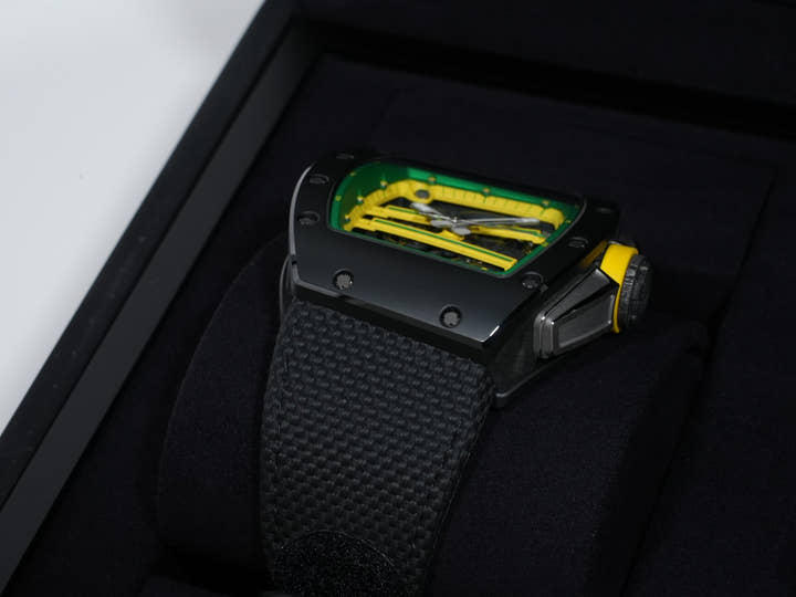 リシャールミル ヨハン ブレイク Ref.RM61-01 TZP Black Ceramic×Carbon TPT® スケルトン文字盤 美品 jinn6rjc