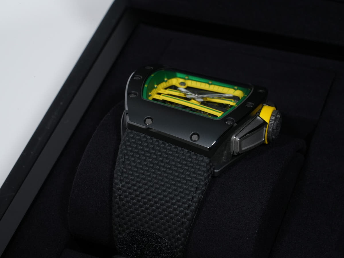 リシャールミル ヨハン ブレイク Ref.RM61-01 TZP Black Ceramic×Carbon TPT® スケルトン文字盤 美品 jinn6rjc