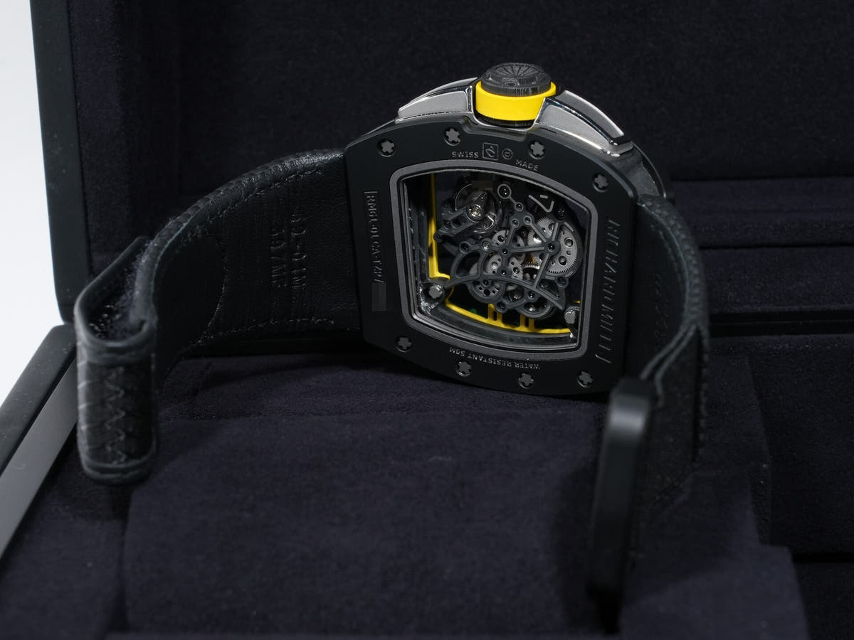 リシャールミル ヨハン ブレイク Ref.RM61-01 TZP Black Ceramic×Carbon TPT® スケルトン文字盤 美品 jinn6rjc