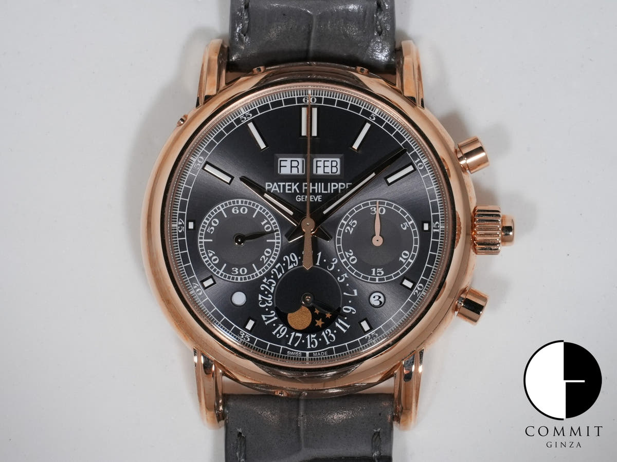 パテックフィリップ パーペチュアルカレンダー スプリットセコンド クロノグラフ Ref.5204R-011 18KRG スレートグレー文字盤 極美品 xpmnrshj