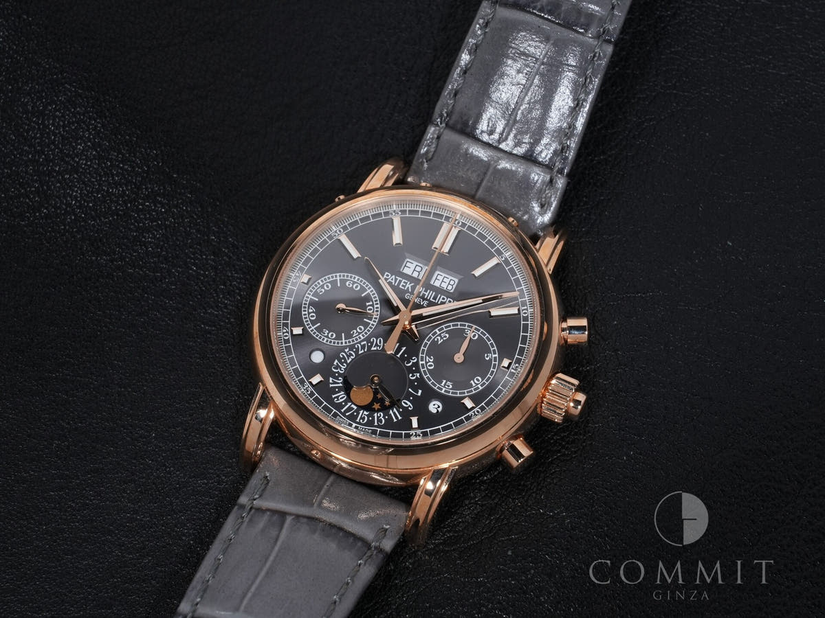 パテックフィリップ パーペチュアルカレンダー スプリットセコンド クロノグラフ Ref.5204R-011 18KRG スレートグレー文字盤 極美品 xpmnrshj