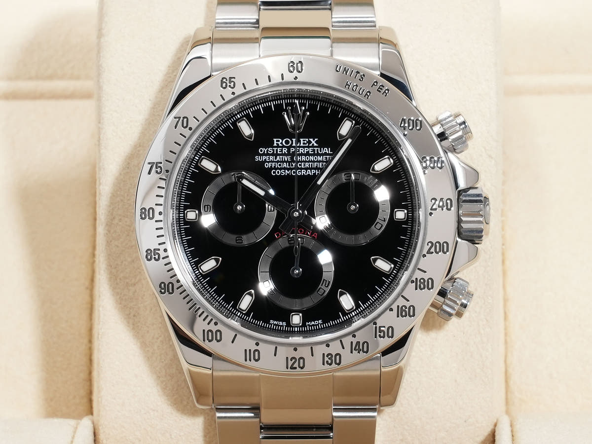 ロレックス デイトナ Ref.116520 SS ブラック文字盤 美品 5c6a8esd