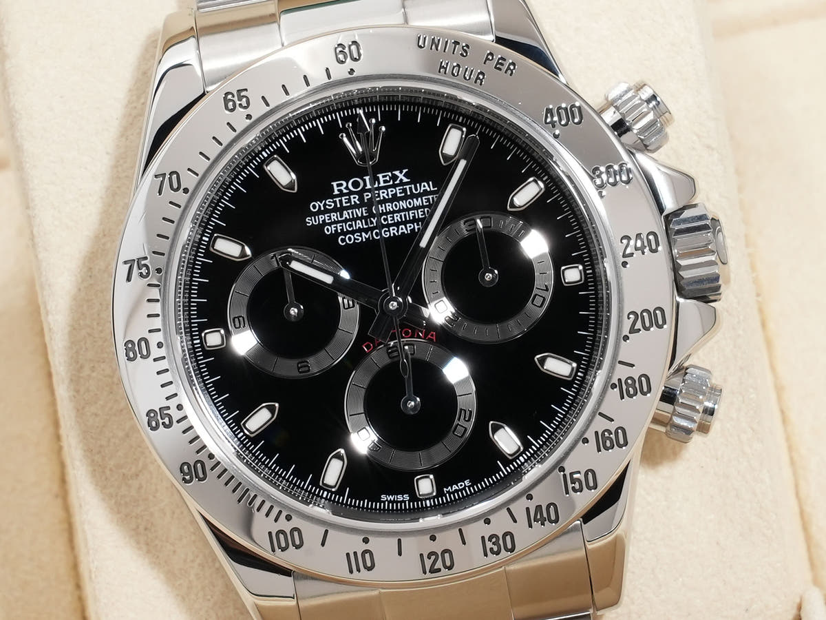 ロレックス デイトナ Ref.116520 SS ブラック文字盤 美品 5c6a8esd