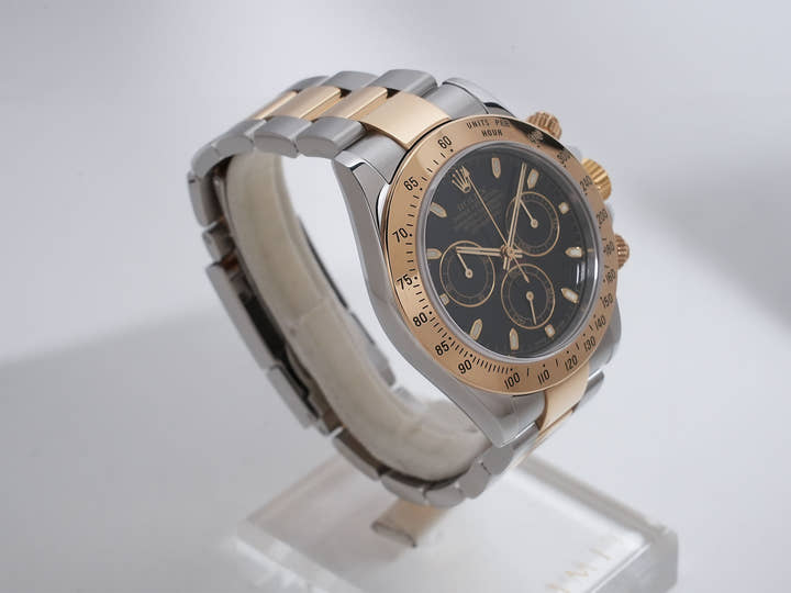 Rolex Daytona Ref. 116523 Stainless Steel/Yellow Gold Black Dial
