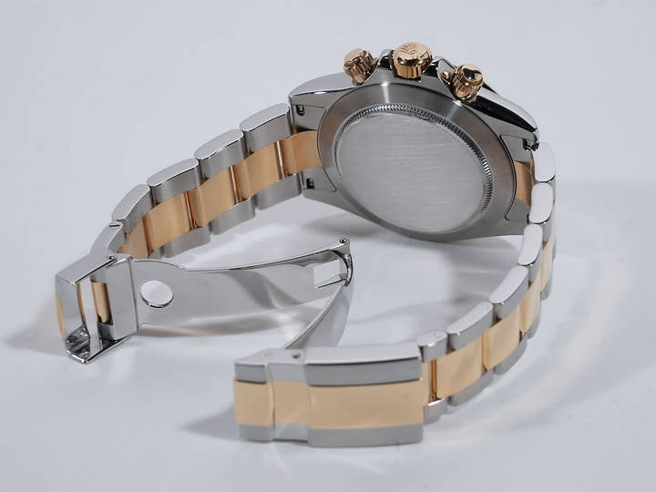 Rolex Daytona Ref. 116523 Stainless Steel/Yellow Gold Black Dial