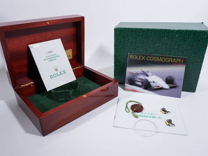 Rolex Daytona Ref. 116523 Stainless Steel/Yellow Gold Black Dial