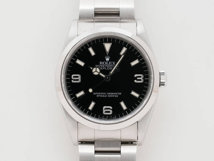 ロレックス エクスプローラーI Ref.14270 ステンレススチール ブラック文字盤