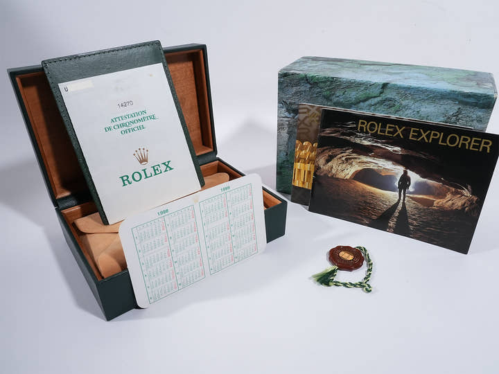 ロレックス エクスプローラーI Ref.14270 ステンレススチール ブラック文字盤