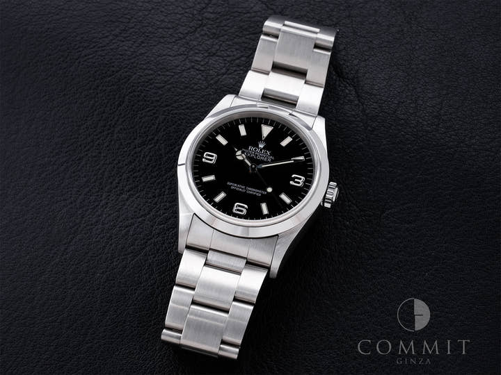 ロレックス エクスプローラーI Ref.14270 ステンレススチール ブラック文字盤