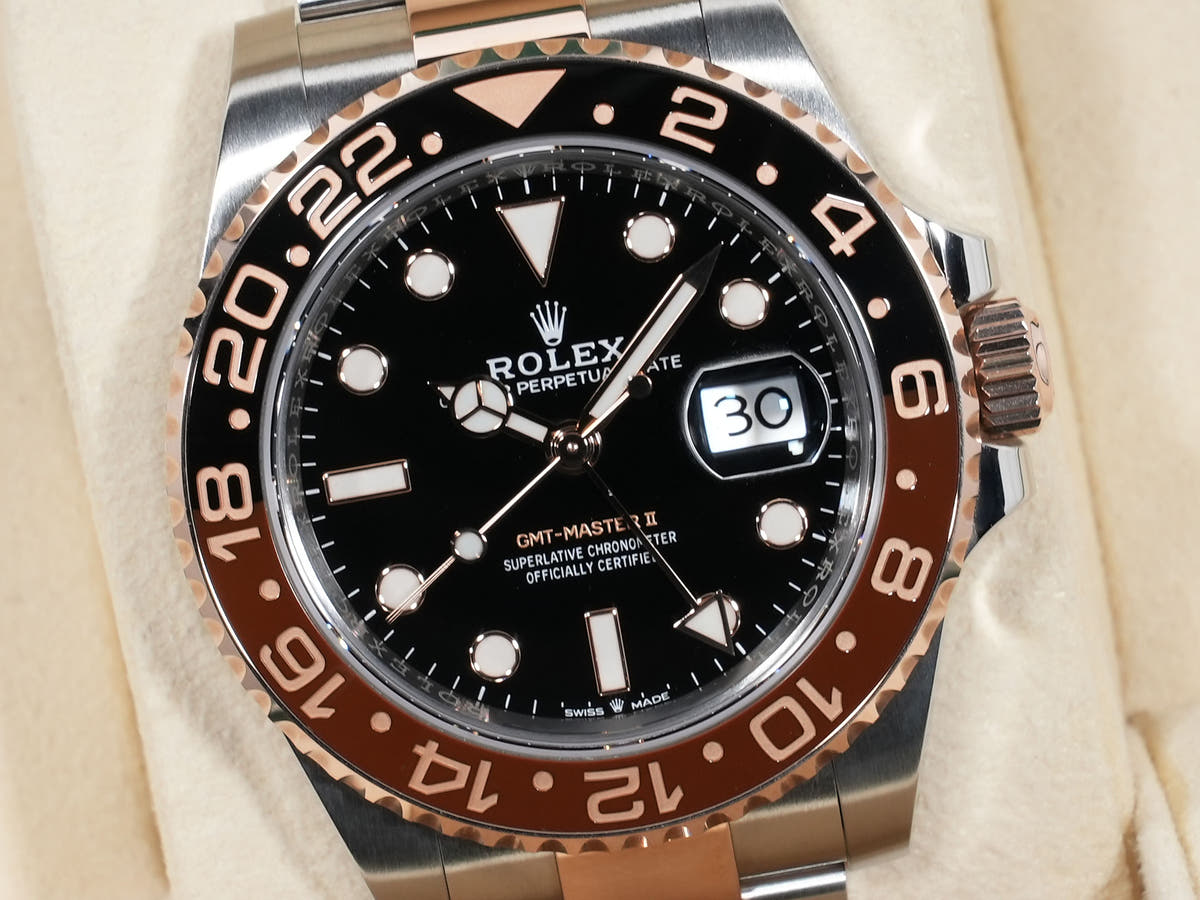 ロレックス GMTマスターII Ref.126711CHNR SS/ERG ブラック文字盤 中古 iod7h472