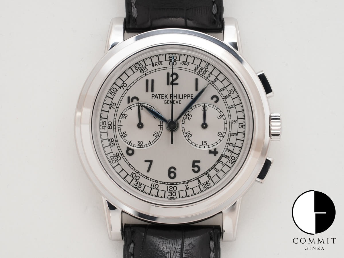 Patek Philippe Chronograph Ref.5070G-001 18KWG Silver Dial Used rwev53iv