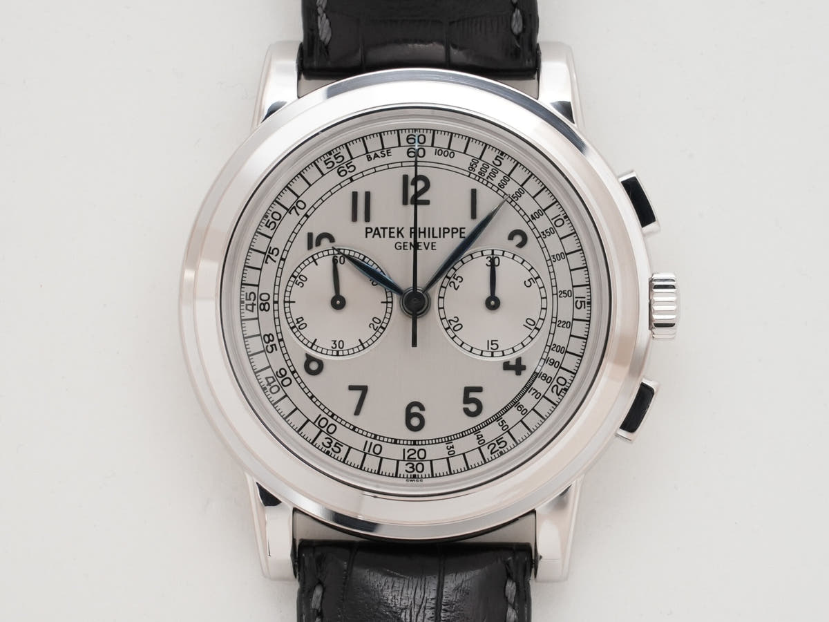 Patek Philippe Chronograph Ref.5070G-001 18KWG Silver Dial Used rwev53iv