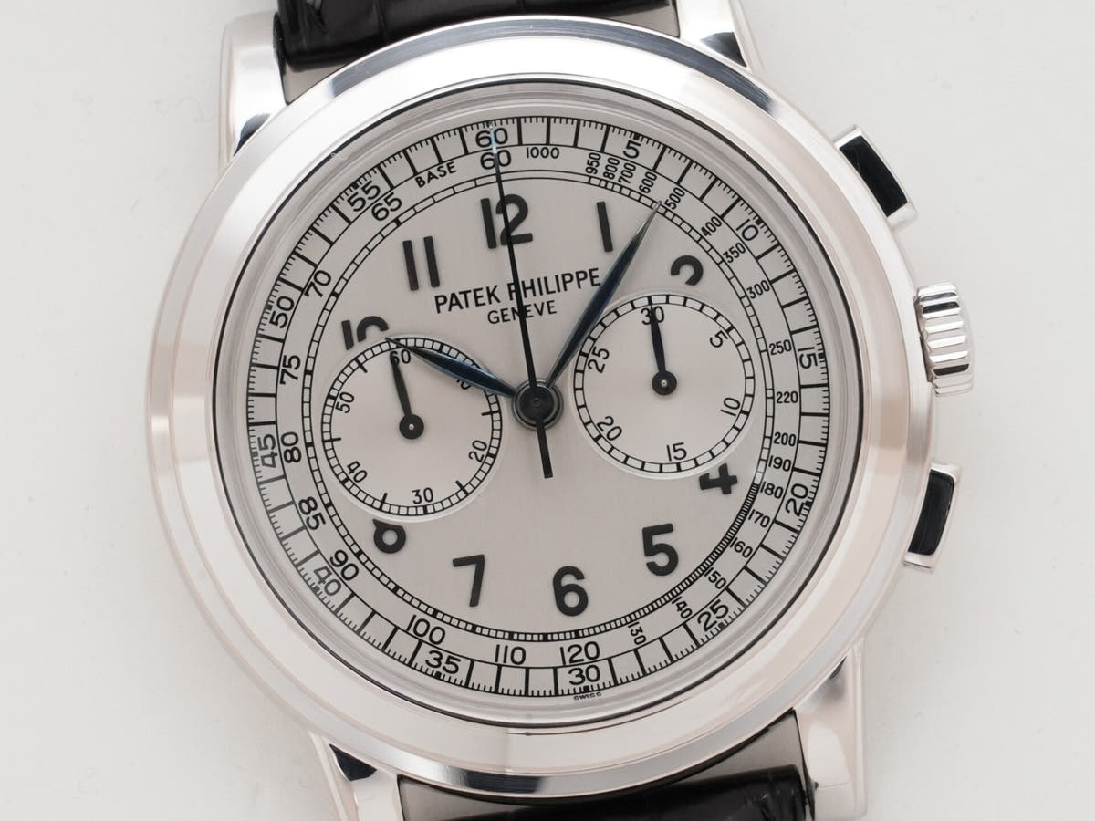 Patek Philippe Chronograph Ref.5070G-001 18KWG Silver Dial Used rwev53iv