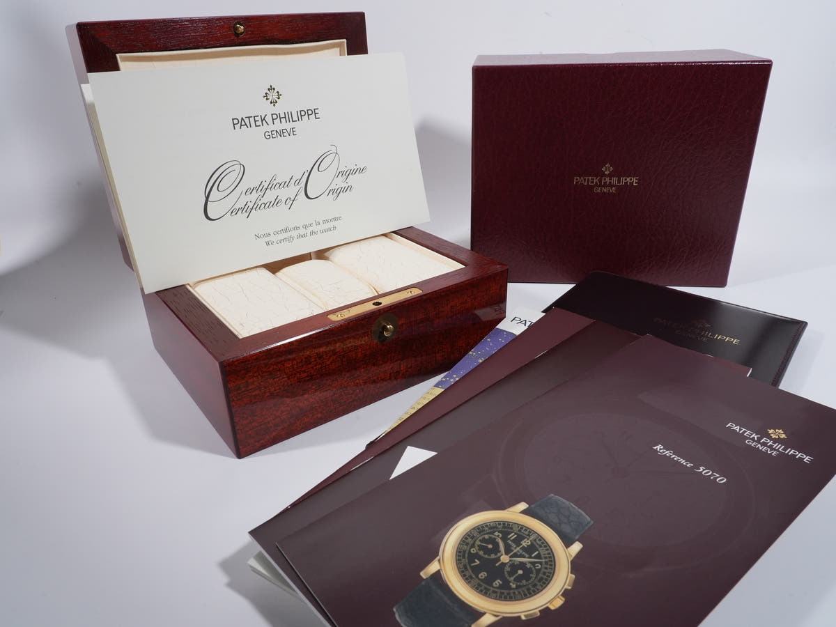 Patek Philippe Chronograph Ref.5070G-001 18KWG Silver Dial Used rwev53iv