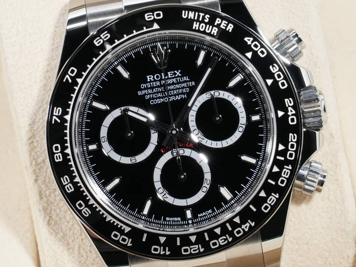 ロレックス デイトナ Ref.126500LN ステンレススチール ブラック文字盤