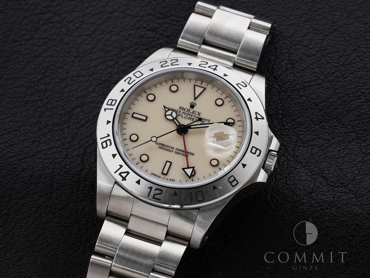 ロレックス エクスプローラーII Ref.16570 ホワイト文字盤 中古 di9bh73p