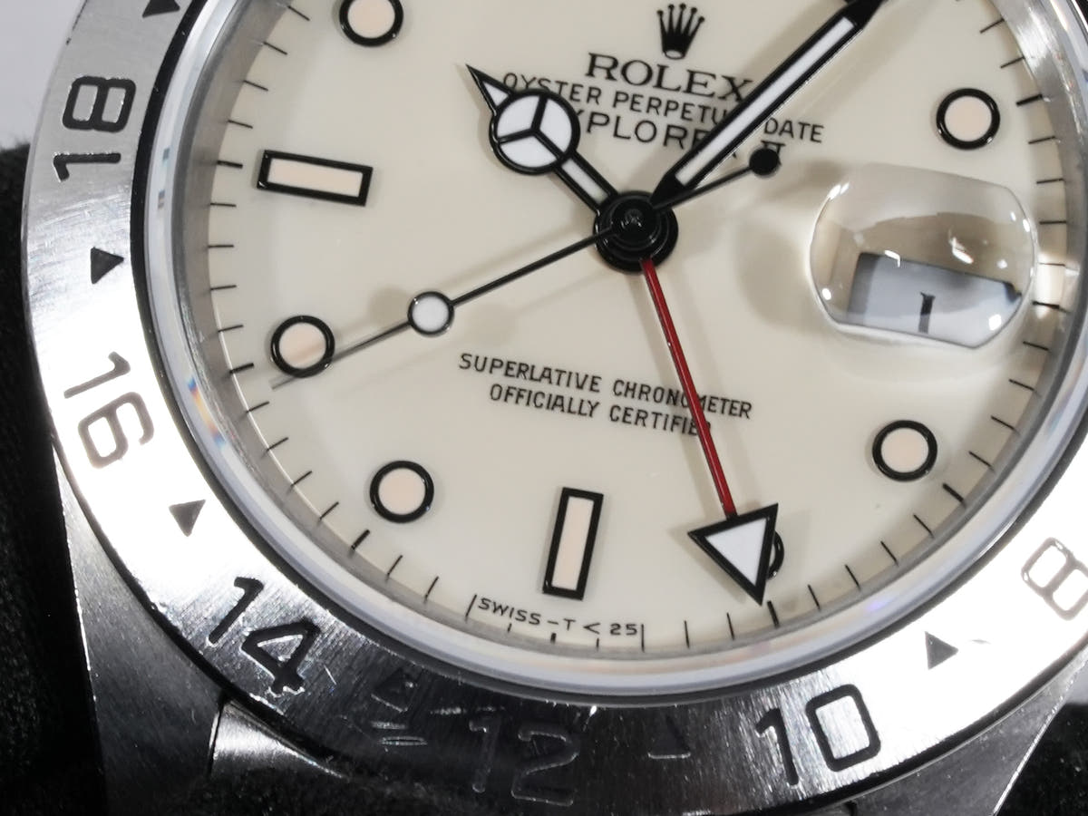 ロレックス エクスプローラーII Ref.16570 ホワイト文字盤 中古 di9bh73p