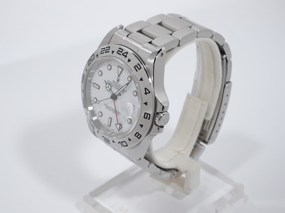 ロレックス エクスプローラーII Ref.16550 ホワイト文字盤 中古 b6h54hkr