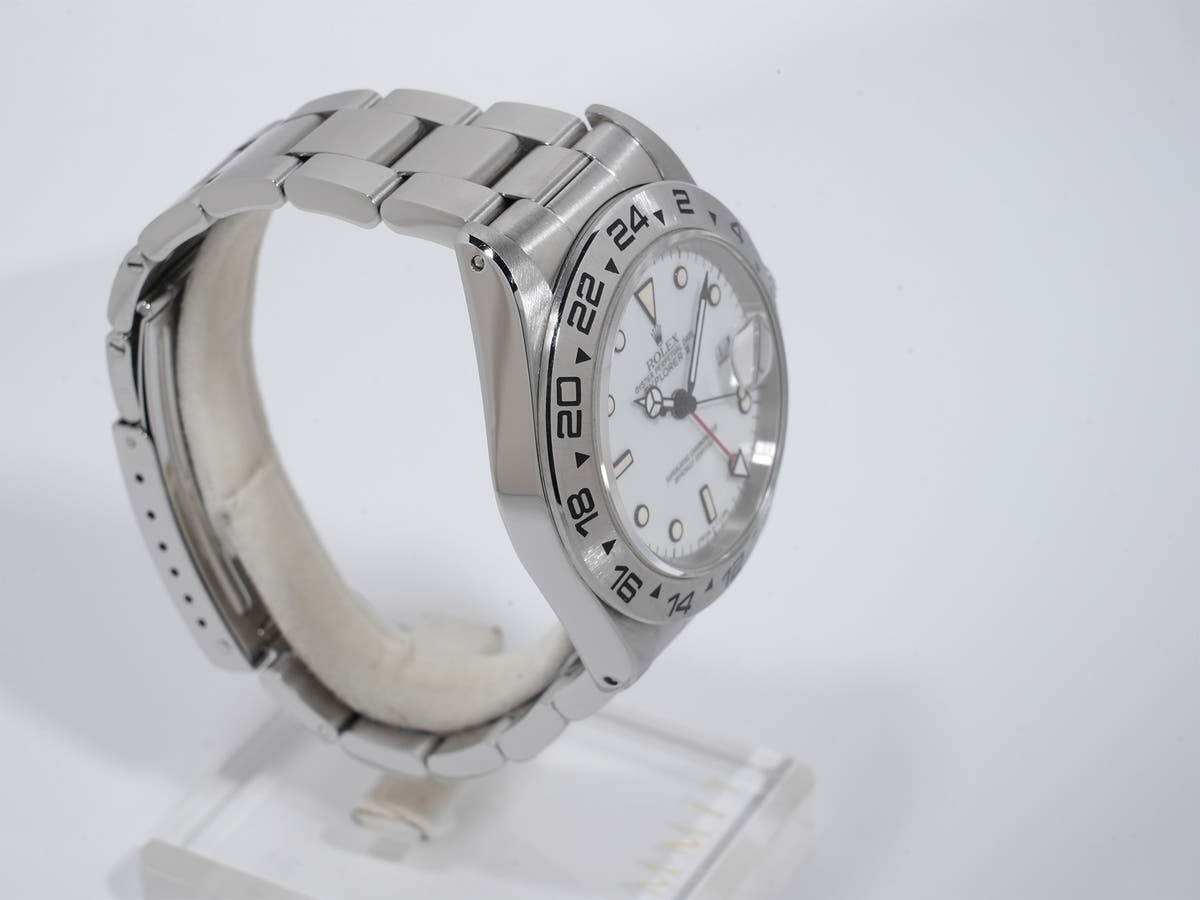 ロレックス エクスプローラーII Ref.16550 ホワイト文字盤 中古 b6h54hkr
