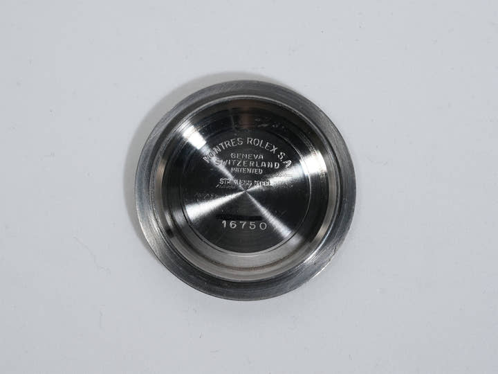 ロレックス GMTマスター Ref.16750 ステンレススチール ブラック文字盤 オイスターブレスレット 中古 fypgrebu