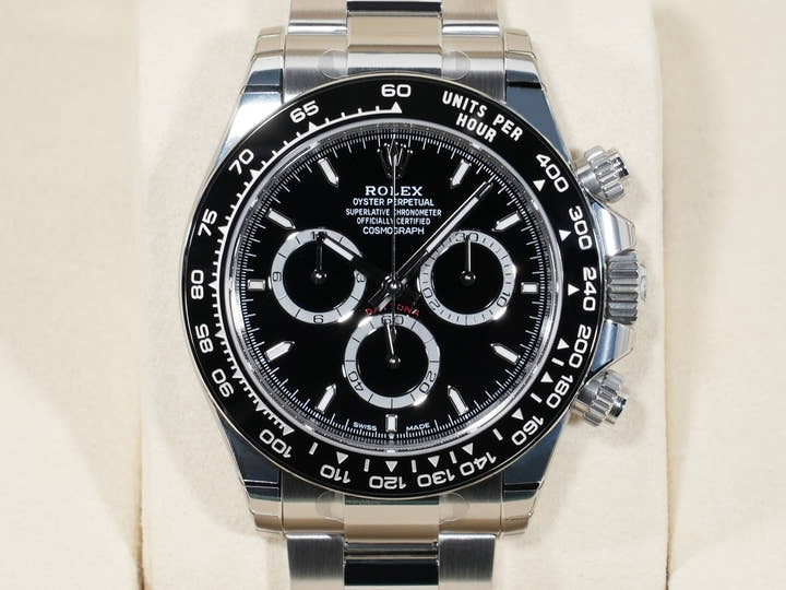 ロレックス デイトナ Ref.126500LN ステンレススチール ブラック文字盤