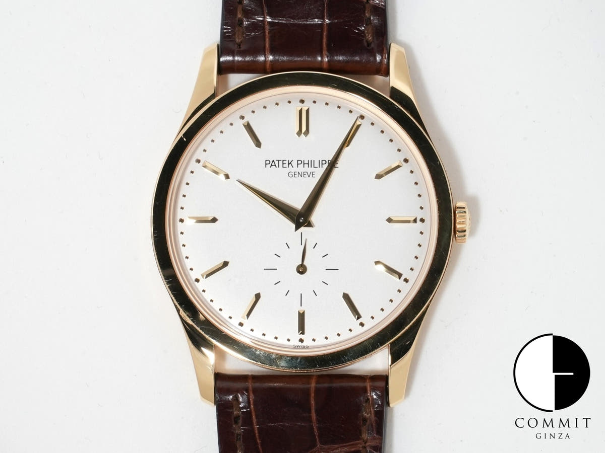 パテックフィリップ カラトラバ Ref.5196J-001 18KYG シルバー文字盤 中古 qyh9wehy