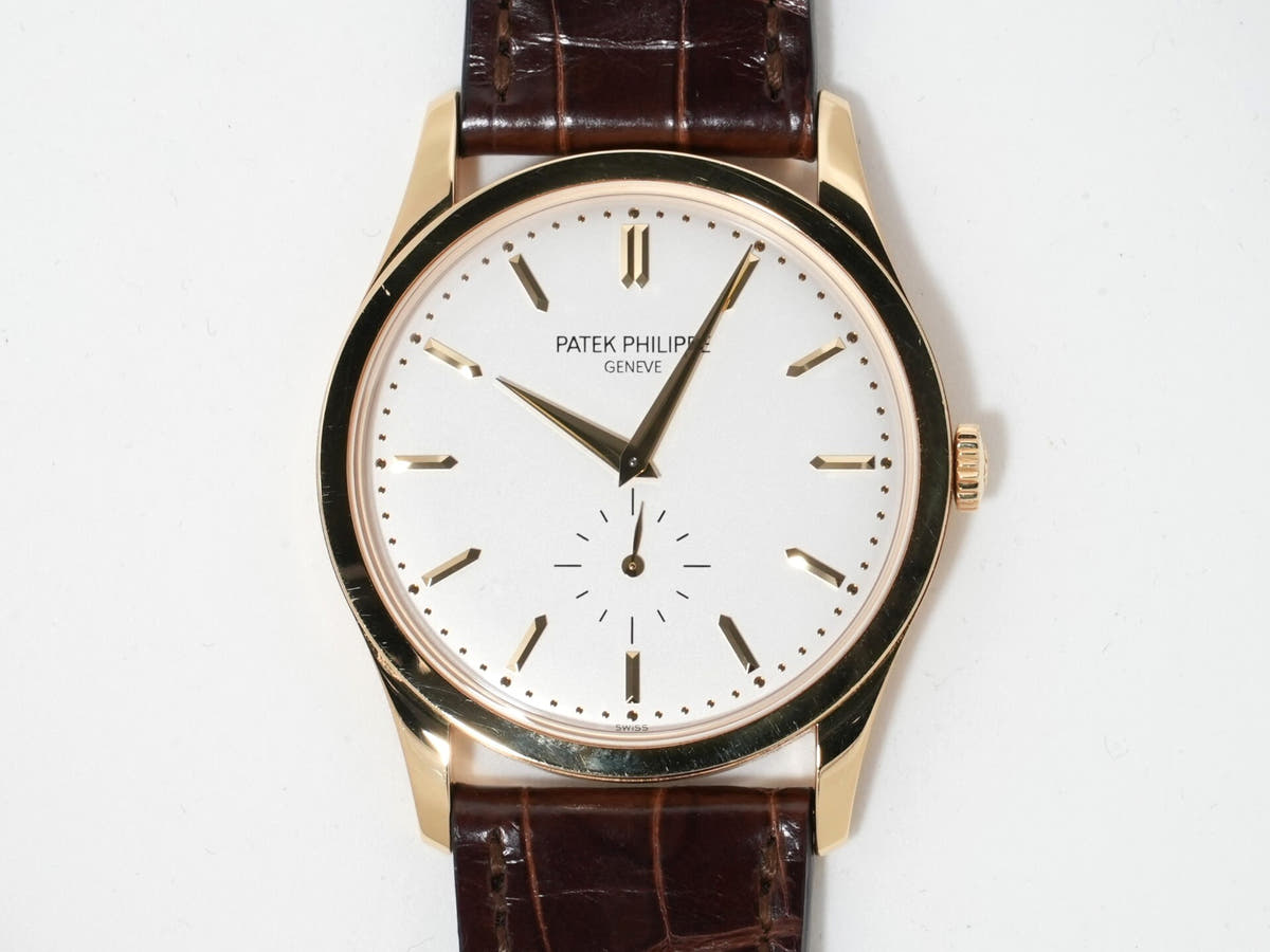 パテックフィリップ カラトラバ Ref.5196J-001 18KYG シルバー文字盤 中古 qyh9wehy