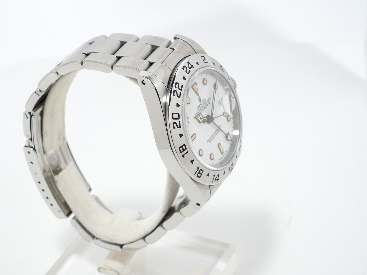 ロレックス エクスプローラーII Ref.16570 ホワイト文字盤 中古 ptonnwm7