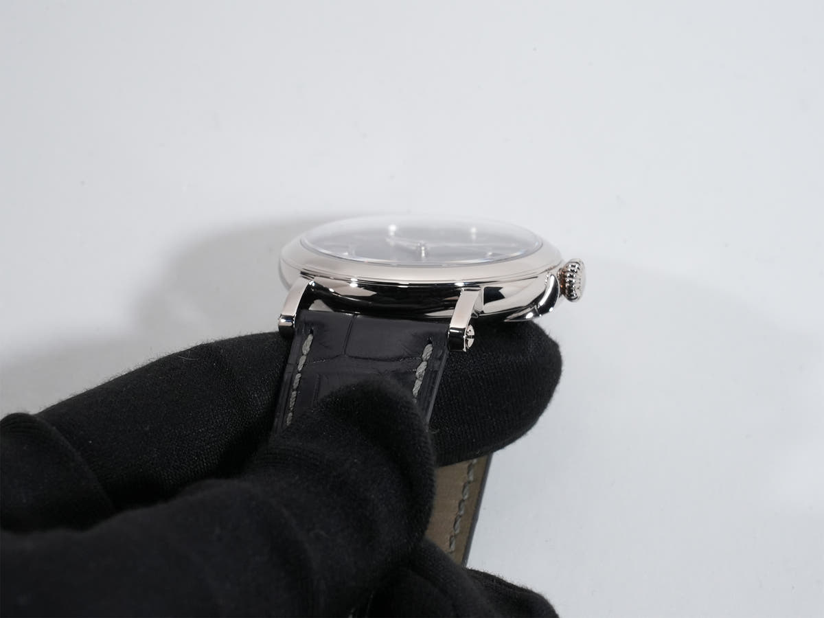 パテックフィリップ カラトラバ オフィサー Ref.5153G-001 18KWG ブラック文字盤 美品 p49n997t