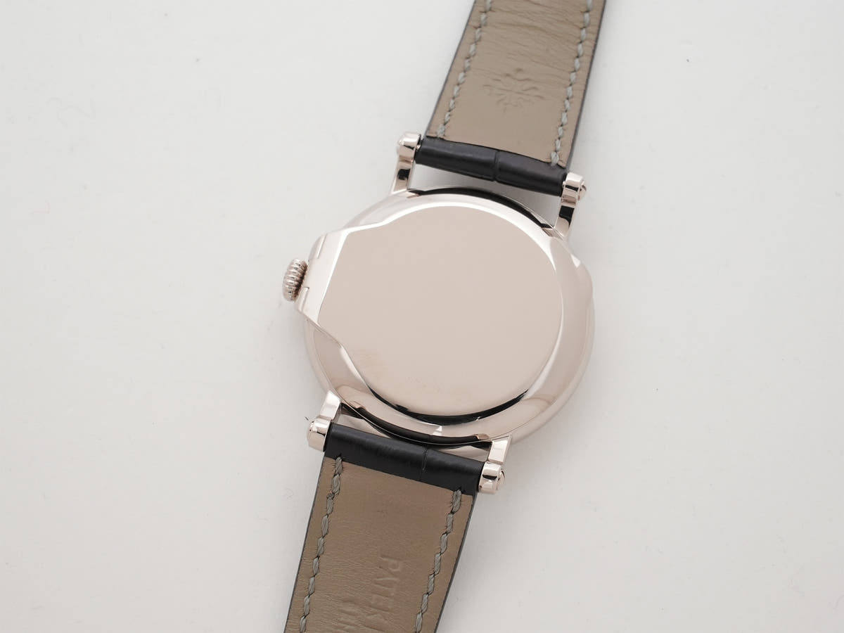パテックフィリップ カラトラバ オフィサー Ref.5153G-001 18KWG ブラック文字盤 美品 p49n997t