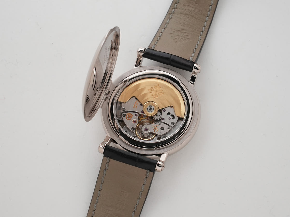 パテックフィリップ カラトラバ オフィサー Ref.5153G-001 18KWG ブラック文字盤 美品 p49n997t