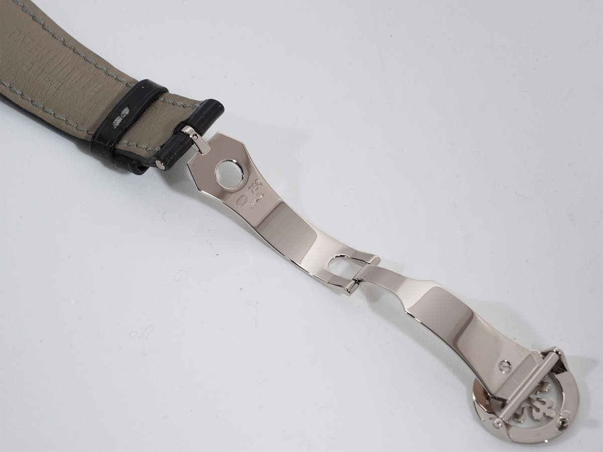 パテックフィリップ カラトラバ オフィサー Ref.5153G-001 18KWG ブラック文字盤 美品 p49n997t