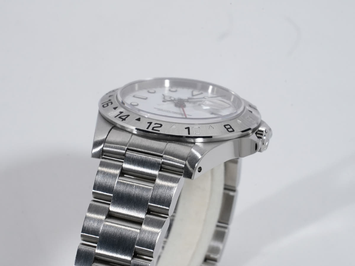 ロレックス エクスプローラーII Ref.16570 SS ホワイト文字盤 美中古 yebsb7q4