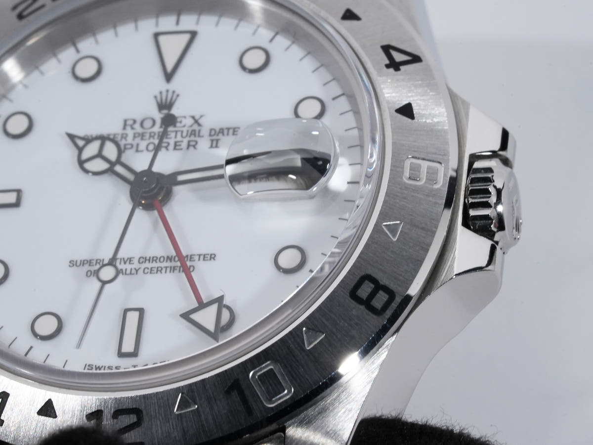 ロレックス エクスプローラーII Ref.16570 SS ホワイト文字盤 美中古 yebsb7q4