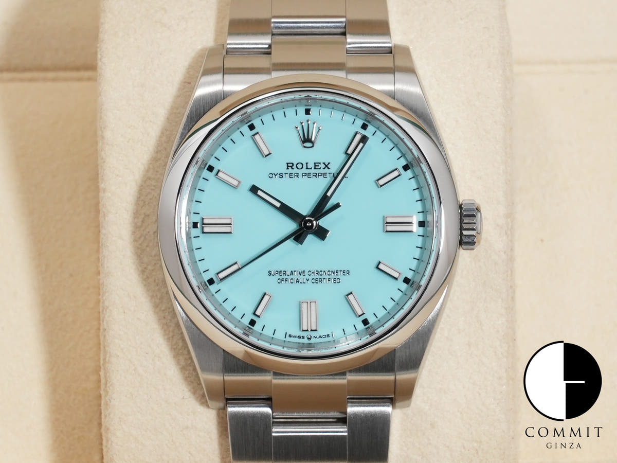 ロレックス オイスターパーペチュアル36 Ref.126000 ターコイズ文字盤 美品 eykkmvhk