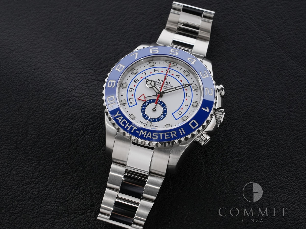 Rolex Yacht-Master II Ref.116680 SS White Dial Good Condition 74kjhame
