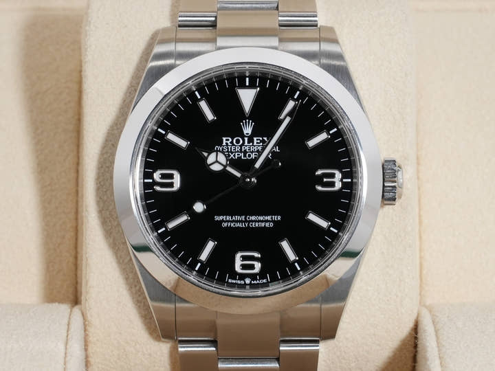 ロレックス エクスプローラー40 Ref.224270 ステンレススチール ブラック文字盤