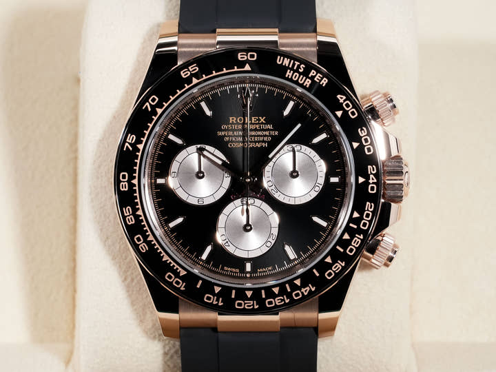Rolex Daytona Ref. 126515LN Everose Gold Bright Black x Sandblast Dial