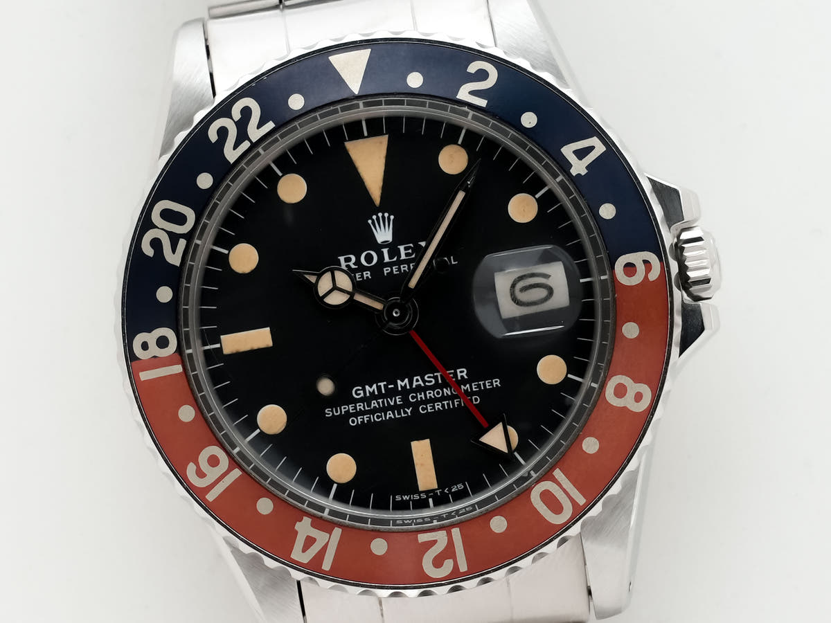 ロレックス GMTマスター Ref.1675 ブラック文字盤 中古 c9x2nxij