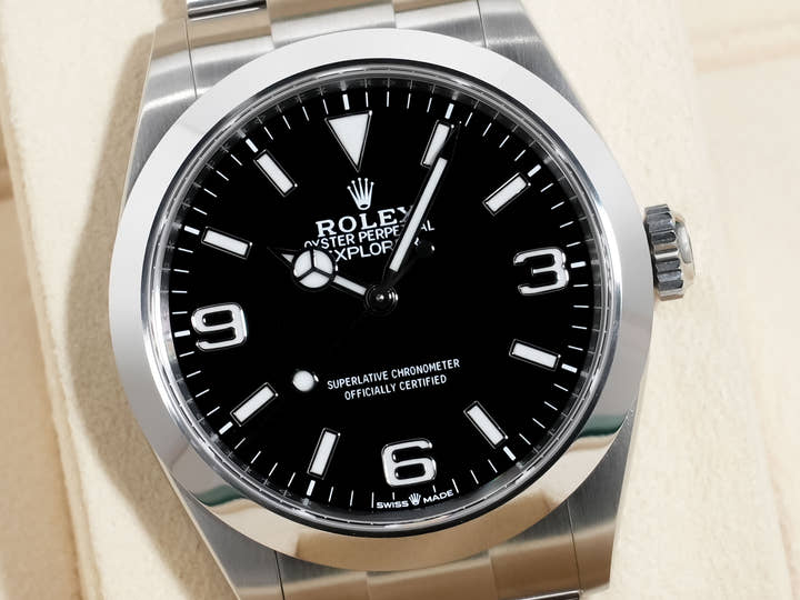 ロレックス エクスプローラー40 Ref.224270 ステンレススチール ブラック文字盤