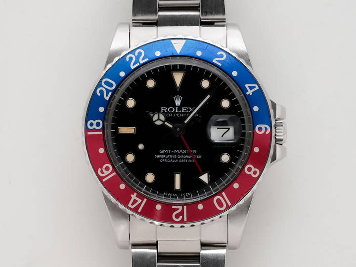 Rolex GMT-Master Ref. 16750 Stainless Steel Black Dial
