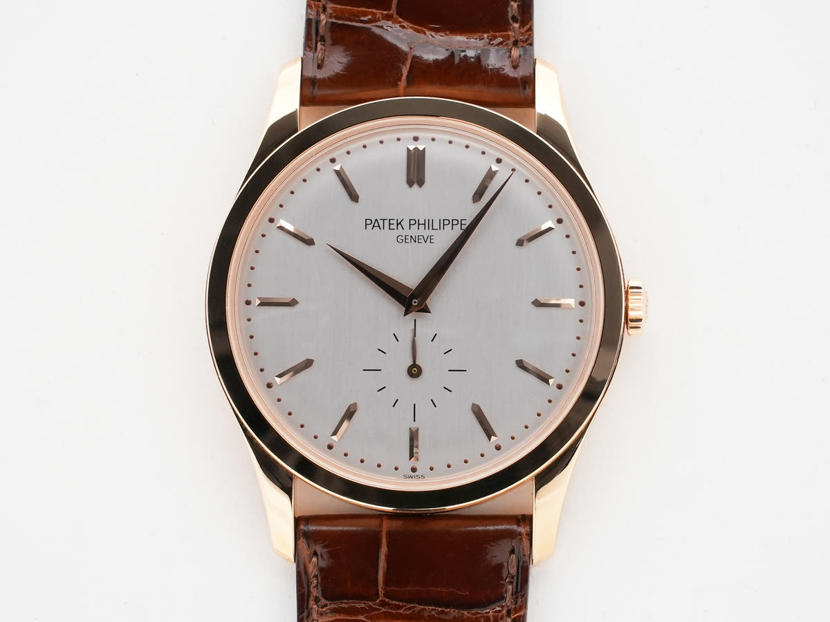 パテックフィリップ カラトラバ Ref.5196R-001 18KRG シルバー文字盤 美品 s4rendd9