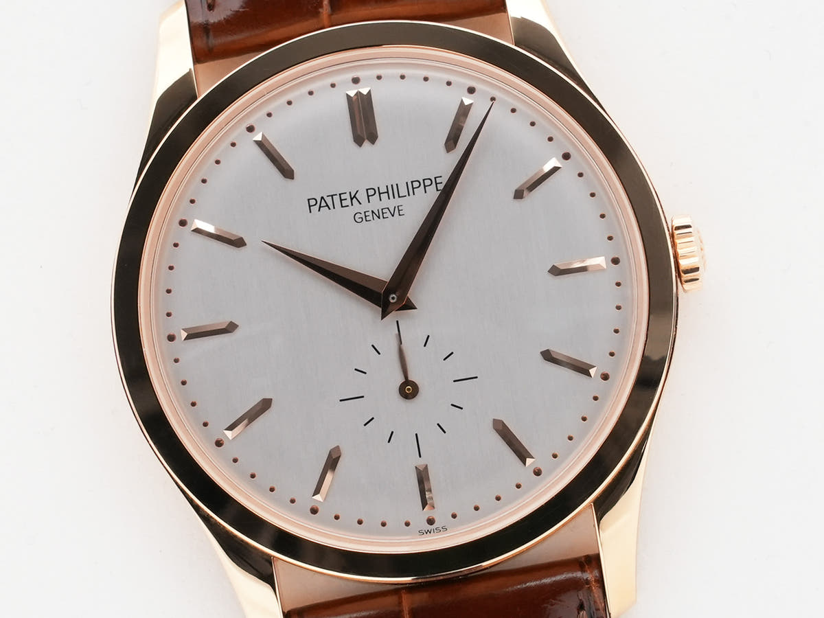 パテックフィリップ カラトラバ Ref.5196R-001 18KRG シルバー文字盤 美品 s4rendd9